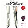 Multi-3-in-1 Hair straightener, Hair Dryer Brush, Wet to Dry One Step Straightener, Fast Drying, Air Pause VNEXPORT SD-919 1200W Latest hair straightener Handle